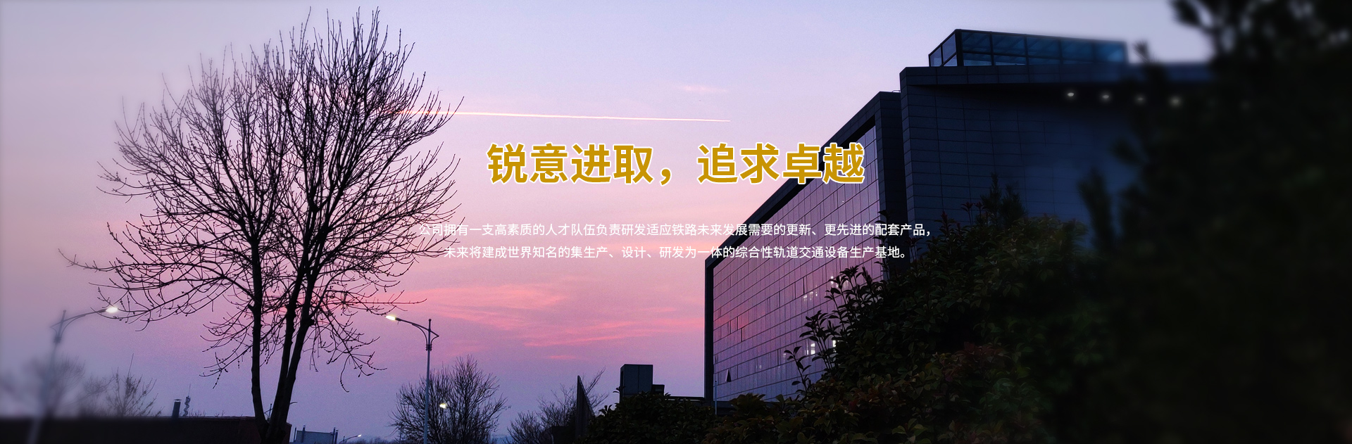 銳意進取，追求卓越